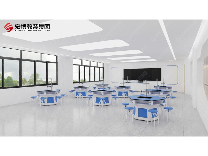 六人桌带水科学实验室